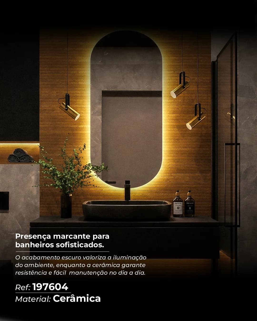 Domum Black Sink Post