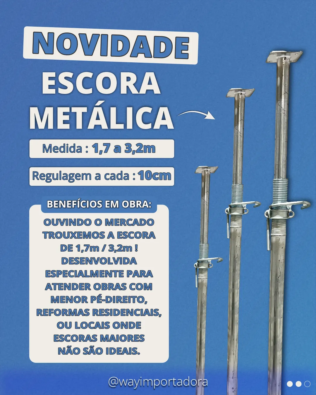 Post Escora Metálica